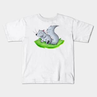 Cheerful Little Squirrel Kids T-Shirt